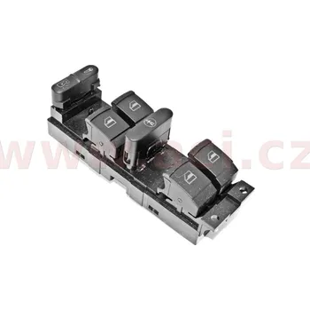 Autopojistky spínač pro zavírání všech 4 oken, centrální zamykání a dětskou pojistku.