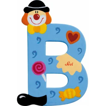 Masážní přístroj Sevi dřevěné písmeno B, klaun (81738)