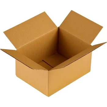 Obalový materiál Kartonová krabice klopová 250x150x200 mm 3VVL B 320g/m2 hnědá - paleta 2040 ks