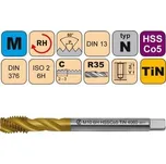 NÁSTROJE CZ Závitník strojní M5x0,8 ISO2 HSSCo5 TiN DIN 376 RSP35 - 4060 - CZZ4060-M5-ISO2
