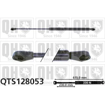 Příslušenství karosérie QUINTON HAZELL Pneumatická pružina, zavazadlový / nákladový prostor QTS128053