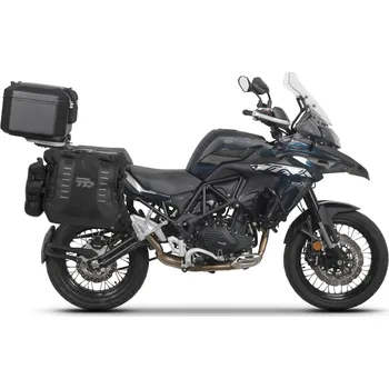 Zavazadlo na motocykl Kompletní sada sedlových brašen SHAD TERRA TR40 a černého hliníkového 55L topcase, včetně montážní sady SHAD Benelli TRK 502 X 2022 -
