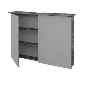 Koupelnový nábytek Dřevojas Dvoudveřová galerka SANI GA2O 100 - D10 Borovice Jackson