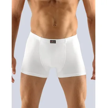 Pánské oblečení GINA pánské boxerky kratší nohavička, šité, jednobarevné 73064P bílá 50/52