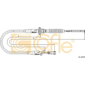 Spojkové lanko COFLE Tažné lanko, ovládání spojky 112537