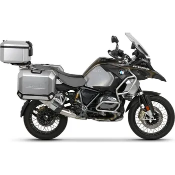 Zavazadlo na motocykl Kompletní sada hliníkových kufrů SHAD TERRA, 48L topcase 36L/47L boční kufry, včetně montážní sady a plotny SHAD R 1200 GS Adventure/ R 1250 GS Adventure