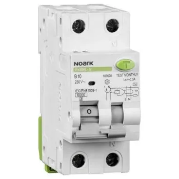 modulární přístroj a rozvaděč Proudový chránič s jističem NOARK EX9BL-N 1P+N B16 A 30mA 107638