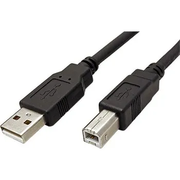 Datový kabel ROLINE GREEN USB 2.0 kabel USB A(M) - USB B(M), TPE, černý, 1,8m - 11.44.8818