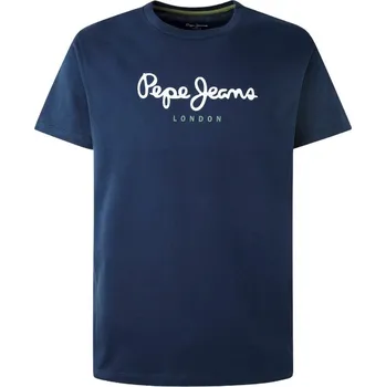 Pánské tričko PEPE JEANS PÁNSKÉ TRIČKO T-SHIRT EGGO N FUTURE NAVY PM508208 595 Velikost: M