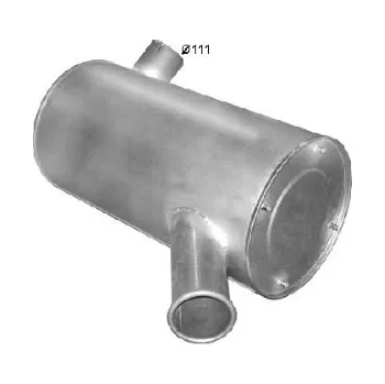 Přední díl výfuku Tlumič výfuku IVECO EUROTECH, EUROSTAR L= 790mm