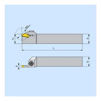 Příslušenstí k soustruhu Soustružnický nůž pro upichování, zapichování, kopírování 86001686 / 6760381 GFM(RL) EXT D1 -S- PRAMET - PM-GFMR-3225-P-0616