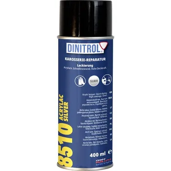 Barva ve spreji DINITROL 8510 ACRYLAC SILVER 400ml 14090