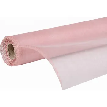 Organza obšitá 14,5cm x 1m - Starorůžová