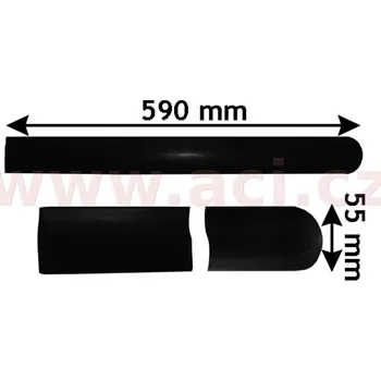 Blatník karosérie 03-06 boční lišta zadního blatníku, krátká verze ORIGINÁL, L