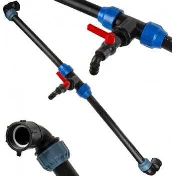 Hadicová spojka Spojka T-kus Ibc Ventil Pcv 1" Hdpe trubka 50mm MZR 60578