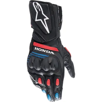 Moto rukavice Rukavice SP-8 HONDA kolekce, ALPINESTARS (černé/červené/modré) 2026 (Velikost: 3XL)