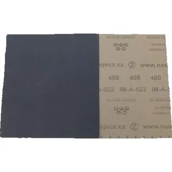 Brusný papír NÁSTROJE CZ Brusný voděodolný papír 230x280mm zrnitost 400 pro ruční i strojní broušení laků - IM-A-522-400