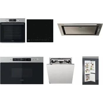 Set domácích spotřebičů WHIRLPOOL OMK58CU1SX + WHIRLPOOL WL S7260 NE + WHIRLPOOL WCT3 64 FLB X + WHIRLPOOL MBNA910X + WHIRLPOOL WIO 3O540 PELG + WHIRLPOOL ART 66112