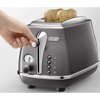 Topinkovač De'Longhi Icona Metallics - možnosti opékání