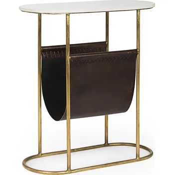 Konferenční stolek BIZZOTTO konfereční stolek MARMOL s pořadačem na čtivo 0746698