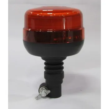 Maják Maják oranžový LED 12-24V upevnění na pružný třmen 188x129mm