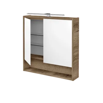 Koupelnový nábytek Dřevojas Dvoudveřová galerka FOCUS GA2NOE 70 - D21 Tobacco