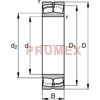 FAG 24126-BE-XL-C4 soudečkové ložisko
