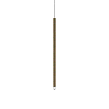 Lodes A-tube Nano Medium cluster, champagne, závěsné svítidlo s čirým kabelem, 3W LED 3000K, 60cm