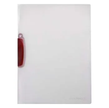 Zakládací desky s výklopným klipem Q-Connect - A4, kapacita 30 listů, červená spona, 1 ks