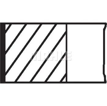 Píst motoru MAHLE ORIGINAL Sada pístních kroužků 02954N1