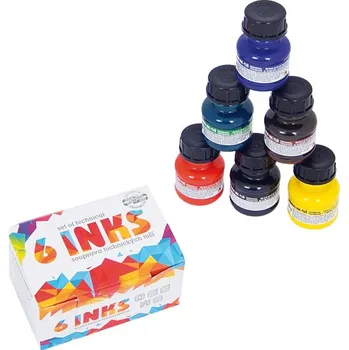 Výtvarná barva Koh-i-noor Tuš 20 g sada / 6 barev