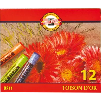 Křída umělecká suchá / 12 barev