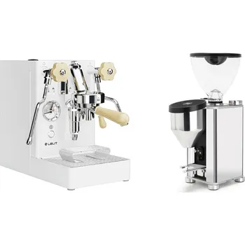 Kávovar Lelit Mara PL62X V2, white + Rocket Espresso GIANNINO, chrome…
