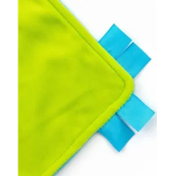 plyšák Zelená plyšová deka