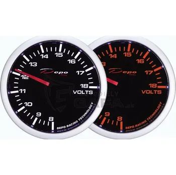 Budík Přídavný budík DEPO WA 60mm Nabíjecí