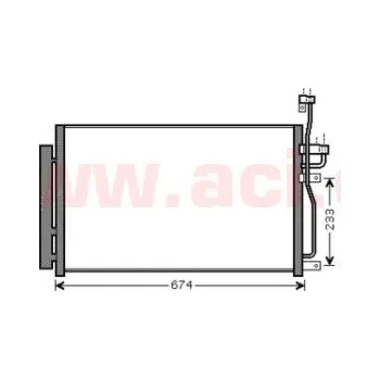 Sušič klimatizace chladič klimatizace se sušičkou 2.0 CDTi [645*390*16]