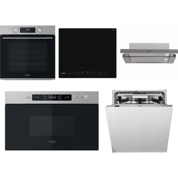 Set domácích spotřebičů WHIRLPOOL OMK58CU1SX + WHIRLPOOL WL S7260 NE + WHIRLPOOL AKR 5390/1 IX + WHIRLPOOL MBNA910X + WHIRLPOOL WIO 3O540 PELG