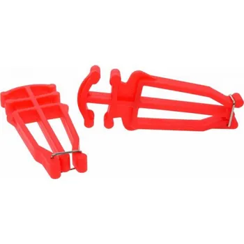 Běžky Nosič běžeckých lyží a holí - červený, pár