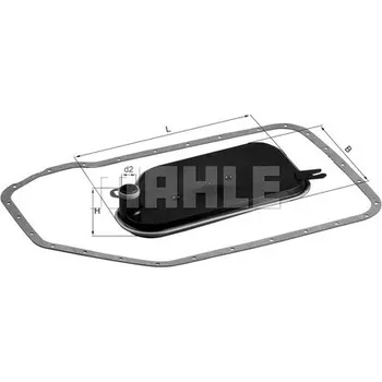 Hydraulický filtr KNECHT Hydraulický filtr, automatická převodovka HX84D