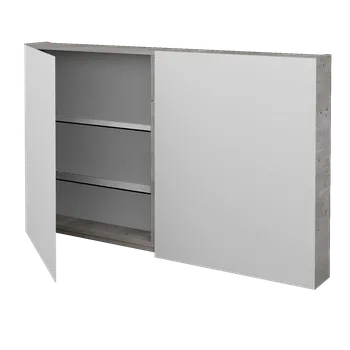 Koupelnový nábytek Dřevojas Dvoudveřová galerka PREMIUM GA2E 120 - D01 Beton