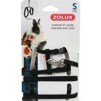 Vodítko pro psa Zolux Postroj a vodítko pro potkana S černé