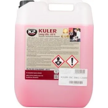 Nemrznoucí směs do chladiče Nemrznoucí směs do chladiče -35 20KG G12 150tis. km KULER červená K2 W406C, , ,