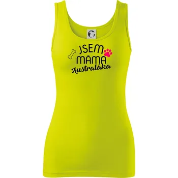 Jsem máma Australáka - Dámské tílko - S ( Limetková )