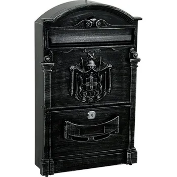 Železářství MP kování Poštovní schránka kovaná JM Barva: antik měď, Rozměr: 410 x 255 x 90mm, Materiál: kované železo