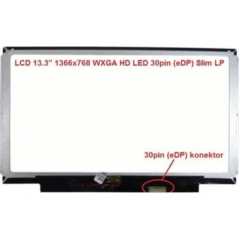 Náhradní displej pro notebook Display N133BGA-EA1 13.3" 1366x768 LED 30pin (eDP) Slim LP matný povrch