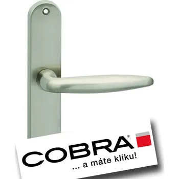 Dveřní kování Cobra Element interiérové kování Provedení: pravá klika/koule - otvor pro FAB klíč PZ-RE, Povrch: matný nikl, Rozteč: 90