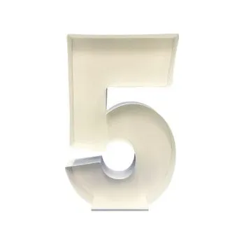 Balónek Konstrukce na balonky – číslice 5