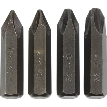 Bit Triumf bity 5/16", křížové PH1 - PH4, pro úderové rázové šroubováky, délka 36 mm, S2, sada 4 díly - 100-07052