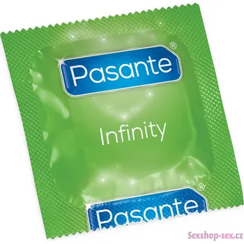 Kondom Kondomy na váhu - Pasante Delay Infinity, na oddálení ejakulace (1 dkg)