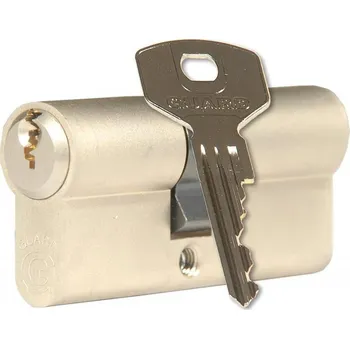 Vložka do dveří Evva Vložka GUARD G330 Povrchová úprava: nikl, Rozměr: 31+31mm